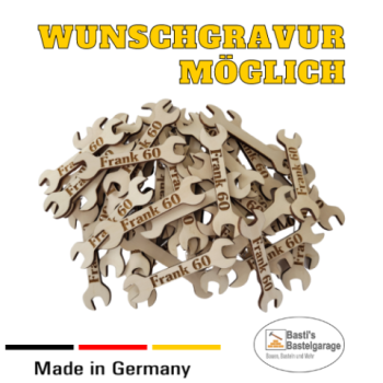 Werkzeug aus Holz 3-10cm