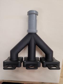 Sperrschieber DN50 mit Microschalter